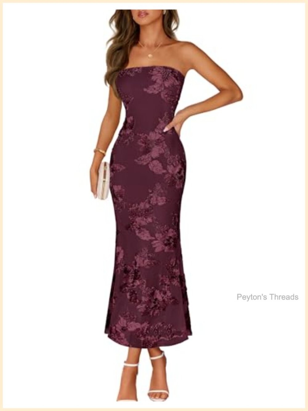Off Shoulder 3D Floral Bodycon Maxi Dress Wedding Guest Cocktail Formal